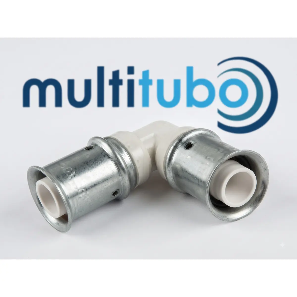 Multitubo PPSU (Size : 20mm x 20mm) Press-Elbow 90° Fitting for Multilayer Pipes with EPDM rings — image 1 of 4
